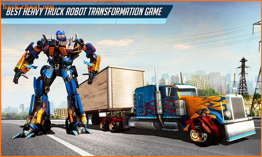 Heavy Truck Robot Giant Truck Driver Simulator screenshot