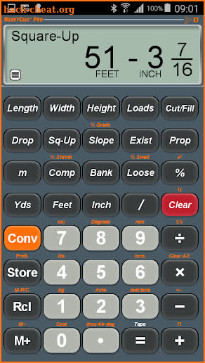 HeavyCalc Pro Calculator screenshot