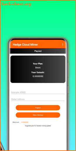 Hedge miner - Btc Cloud Mining screenshot