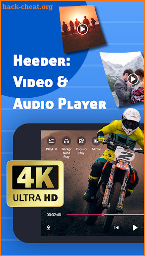 Heeder: Video & Audio Player screenshot