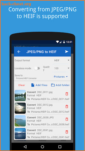 HEIC/HEIF/AVIF - JPG Converter screenshot