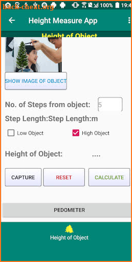 Height Measure App screenshot