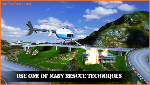 Helicopter Rescue Car Games screenshot