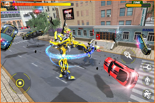 Helicopter Robot Transform War – Air robot games screenshot