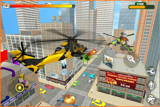 Helicopter Robot Transform War – Air robot games screenshot