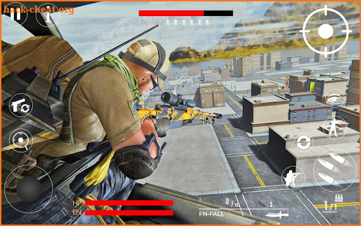 Helicopter sniper shooting games - fps air strike screenshot