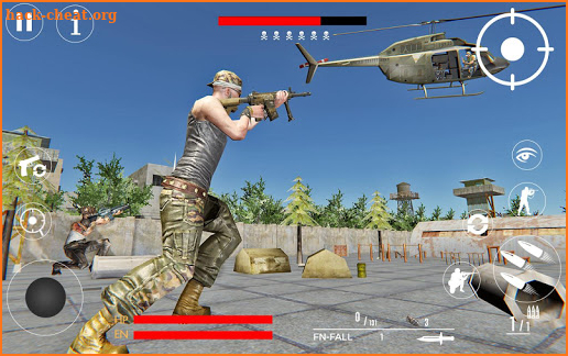 Helicopter sniper shooting games - fps air strike screenshot