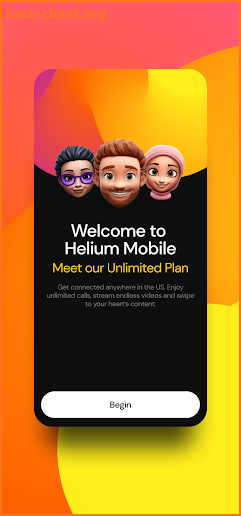 Helium Mobile screenshot