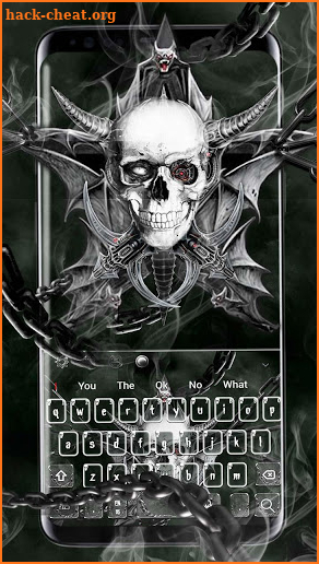 Hell Devil Death Skull Keyboard screenshot