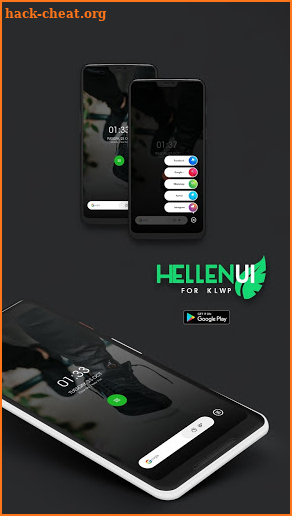 Hellen UI for KLWP screenshot