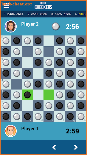 Hello Checkers - Konane! screenshot
