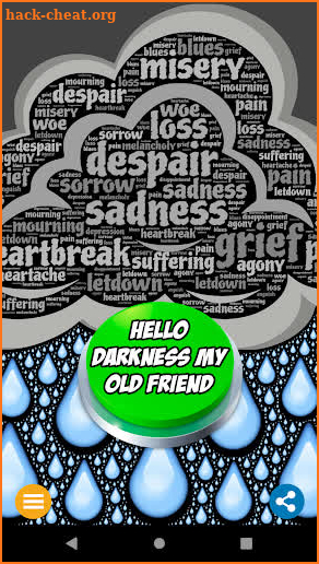 Hello Darkness My Old Friend Button screenshot
