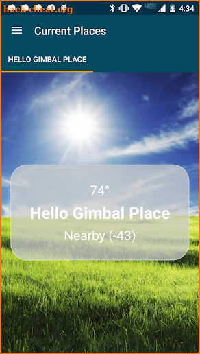 Hello Gimbal screenshot