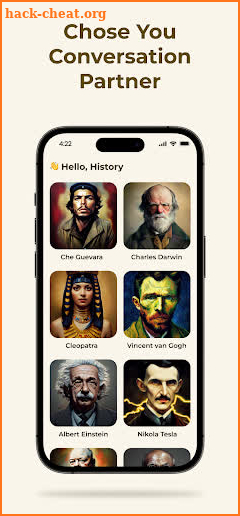 Hello History - AI Chat screenshot