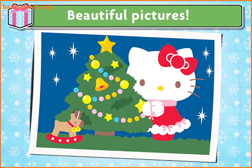 Hello Kitty Christmas Puzzles - Games for Kids 🎄 screenshot