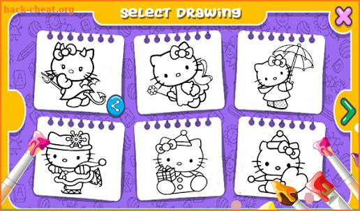 Hello Kitty Drawing Book screenshot