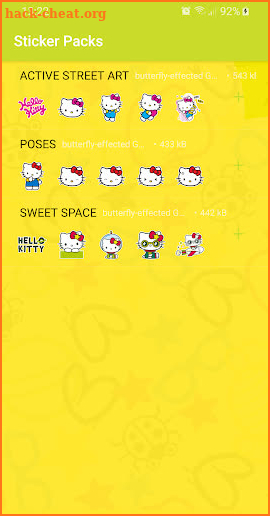 Hello Kitty Fun Stickers - WAStickerApps screenshot