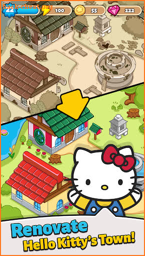 Hello Kitty - Merge Town screenshot