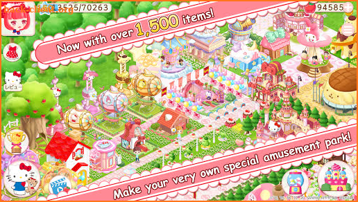 Hello Kitty World 2 Sanrio Kawaii Theme Park Game screenshot