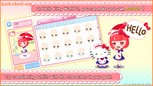 Hello Kitty World 2 Sanrio Kawaii Theme Park Game screenshot