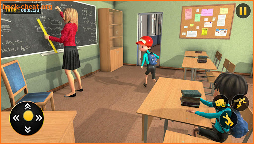 Hello Scary Crazy Teacher 3D - Baldi's Basics Game screenshot
