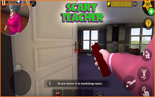 Hello Scary Teacher 3D Neighbor Alpha Zombie Trick screenshot