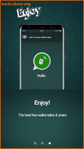 Hello Walkie Talkie PTT screenshot
