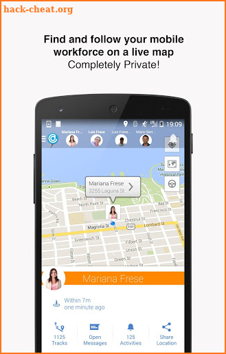 Hellotracks, GPS Phone Tracker screenshot