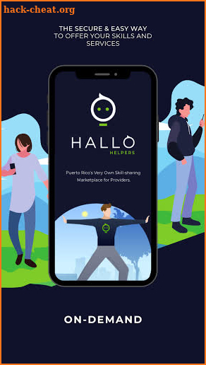 HELPER App- Join HALLO Providers screenshot
