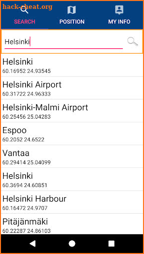 Helsinki GPS Map Navigator screenshot