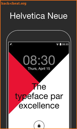 Helvetica Neue FlipFont screenshot