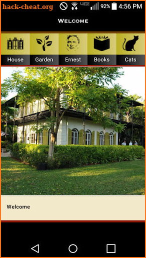 Hemingway Home App screenshot