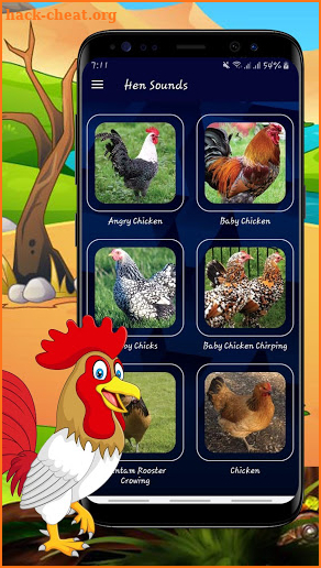 Hen Sound - Chicken Sounds - Rooster Sound screenshot