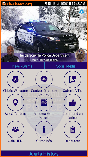 Hendersonville PD (NC) screenshot