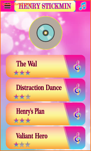 Henry Stickmin 🎼 piano game screenshot