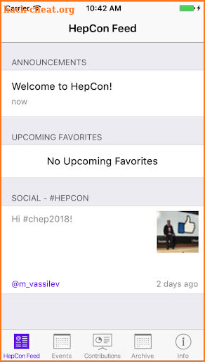 HEPCon screenshot