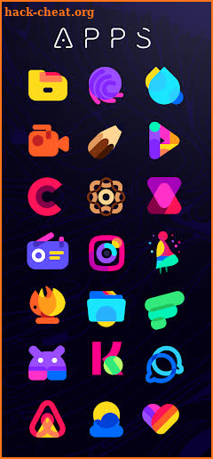 Hepta Theme, Icons, Widgets screenshot