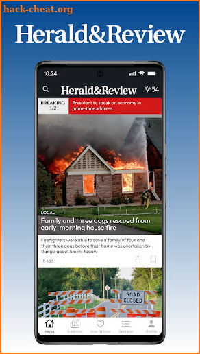 Herald Review screenshot