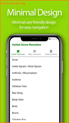 Herbal Home Remedies and Natural Cures screenshot