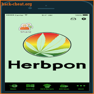 Herbpon.com screenshot