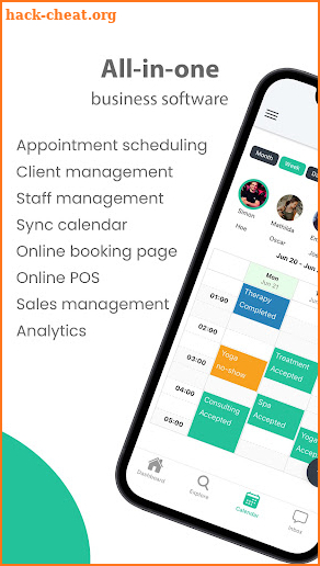 HereWeBook: Scheduling App screenshot