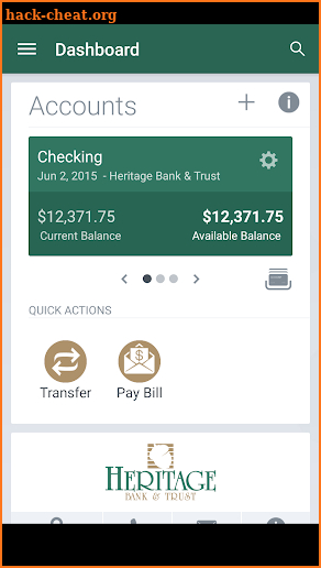 Heritage Bank and Trust Mobile screenshot