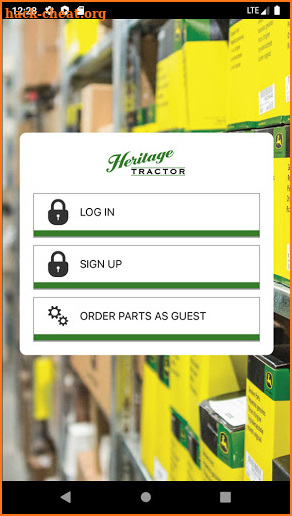 Heritage Tractor Virtual Parts Counter screenshot