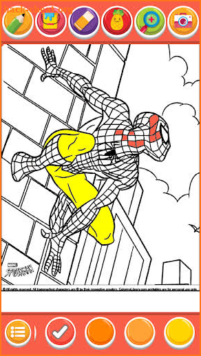 Hero coloring spider screenshot