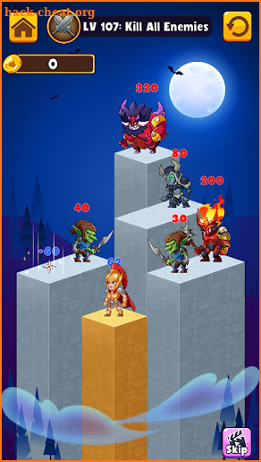 Hero Pyramid Puzzle screenshot