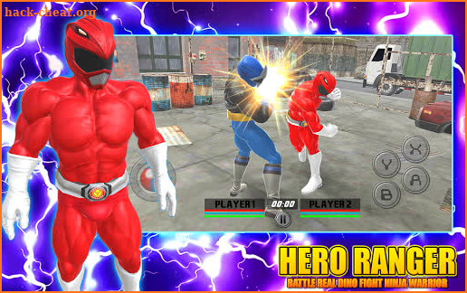 Hero Ranger Battle Real Dino Fight Ninja Warrior screenshot
