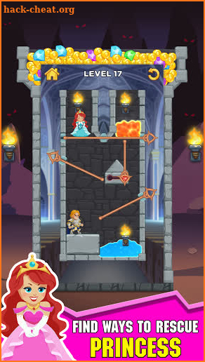 Hero Rescue : Pin Pull - Pull The Pin Puzzle screenshot