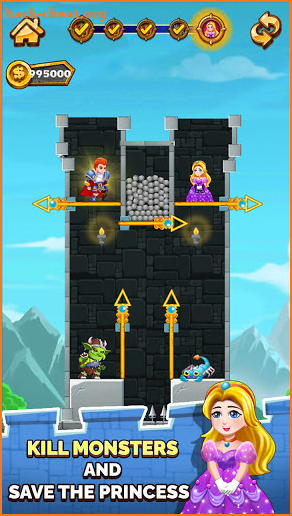 Hero Rescue - Pull Pin Puzzle screenshot