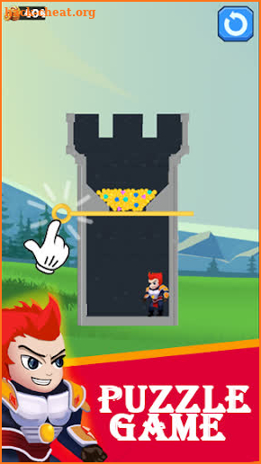 Hero Rescue - pull the pin puzzle game screenshot