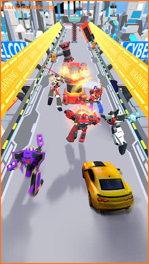 Hero Robot 3D: Run & Battle screenshot